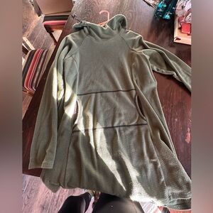 Melanzana Micro grid fleece dress